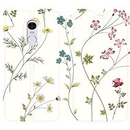 Flip case for Xiaomi Redmi Note 4 Global - MD03S Thin plants with flowers - Phone Cover