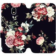 Flip case for Samsung Galaxy J5 2017 - VD11P Rose on black - Phone Cover