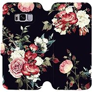 Flip case for Samsung Galaxy S8 - VD11P Rose on black - Phone Cover