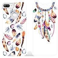 Flip case for Honor 9 Lite - M003S Trap and colourful feathers - Phone Cover