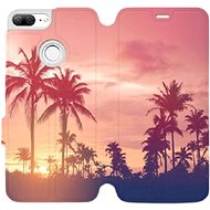 Flip case for Honor 9 Lite - M134P Palm trees and pink sky - Phone Cover