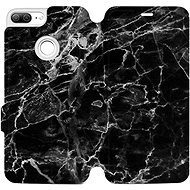 Flip case for Honor 9 Lite - V056P Black Marble - Phone Cover