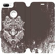Flip case for Honor 9 Lite - V064P Wolf and dream catcher - Phone Cover