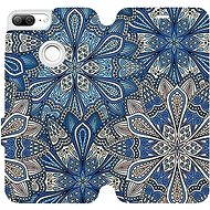 Flip case for Honor 9 Lite - V108P Blue mandala flowers - Phone Cover