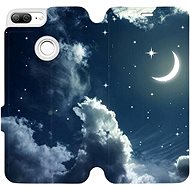Flip case for Honor 9 Lite - V145P Night sky with moon - Phone Cover