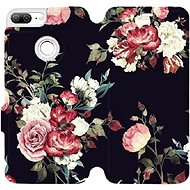 Flip case for Honor 9 Lite - VD11P Rose on black - Phone Cover
