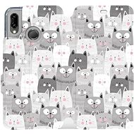 Flip mobile phone case Huawei P20 Lite - M099P Cats - Phone Cover