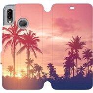 Flip mobile phone case Huawei P20 Lite - M134P Palms and pink sky - Phone Cover
