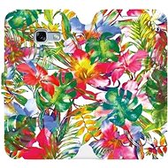 Flip case for Samsung Galaxy A3 2017 - MG07S Multicoloured flowers and leaves - Phone Cover