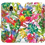 Flip case for Samsung Galaxy J5 2017 - MG07S Multicoloured flowers and leaves - Phone Cover