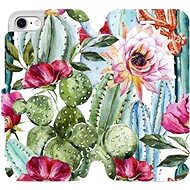 Flip case for Apple iPhone 7 - MG09S Cacti and flowers - Phone Cover