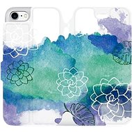 Flip case for Apple iPhone 7 - MG11S Watercolour flowers - Phone Cover