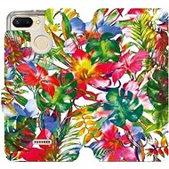 Flip case for Xiaomi Redmi 6 - MG07S Multicoloured flowers and leaves - Phone Cover