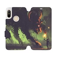 Flip case for Xiaomi Mi A2 Lite - VA08P Monster and boy with a torch - Phone Cover