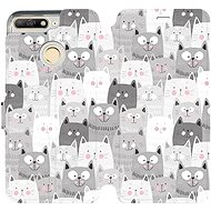 Flip case for Honor 7A - M099P Cats - Phone Cover