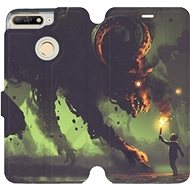 Flip case for Honor 7A - VA08P Monster and boy with a torch - Phone Cover