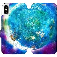 Flip case for Apple iPhone X - MF05P Blue planet - Phone Cover