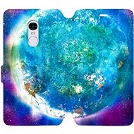 Flip case for Xiaomi Redmi Note 4 Global - MF05P Blue planet - Phone Cover
