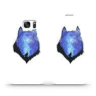 Flip case for Samsung Galaxy S7 Edge - MF10P Space Wolf - Phone Cover