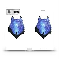 Flip case for Sony Xperia XZ1 Compact - MF10P Space Wolf - Phone Cover