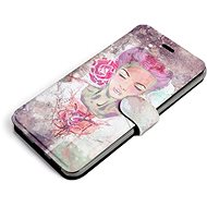 Flip mobile phone case Apple iPhone 7 - MF15S Lady with pink hair - Phone Cover