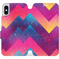 Flip mobile case Apple iPhone XS - V110S Colorful clickyhooks - Phone Cover