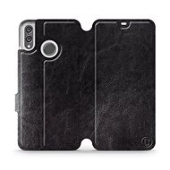 Flip case for Honor 8X in Black&Gray with grey interior - Phone Cover