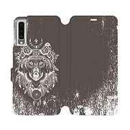 Flip case for Samsung Galaxy A7 2018 - V064P Wolf and dream catcher - Phone Cover