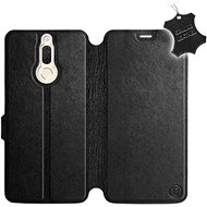 Flip mobile phone case Huawei Mate 10 Lite - Black - Leather - Black Leather - Phone Cover