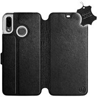 Flip mobile phone case Huawei Nova 3 - Black - Leather - Black Leather - Phone Cover