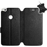 Flip mobile phone case Huawei P9 Lite 2017 - Black - Leather - Black Leather - Phone Cover