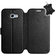 Flip case for Samsung Galaxy A5 2017 - Black - Leather - Black Leather - Phone Cover