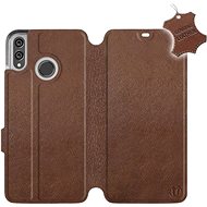 Flip case for Honor 8X - Brown - Leather - Brown Leather - Phone Cover