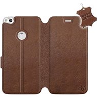 Flip mobile phone case Huawei P9 Lite 2017 - Brown - leather - Brown Leather - Phone Cover