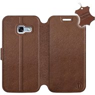 Flip case for Samsung Galaxy A3 2017 - Brown - leather - Brown Leather - Phone Cover
