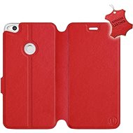 Flip mobile phone case Huawei P9 Lite 2017 - Red - leather - Red Leather - Phone Cover