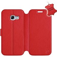Flip case for Samsung Galaxy A3 2017 - Red - leather - Red Leather - Phone Cover