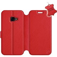 Flip case for Samsung Xcover 4 - Red - leather - Red Leather - Phone Cover