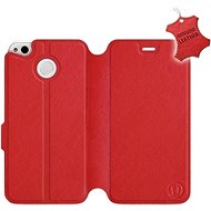 Flip case for Xiaomi Redmi 4X - Red - leather - Red Leather - Phone Cover