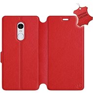 Flip case for Xiaomi Redmi Note 4 Global - Red - leather - Red Leather - Phone Cover