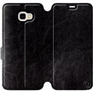 Flip case for Samsung Galaxy J4 Plus 2018 in Black&Gray with grey interior - Phone Cover