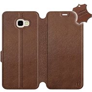 Flip case for Samsung Galaxy J4 Plus 2018 - Brown - Leather - Brown Leather - Phone Cover