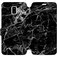 Flip case for Samsung Galaxy J6 Plus 2018 - V056P Black Marble - Phone Cover