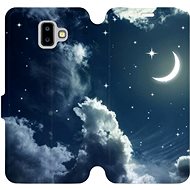 Flip mobile phone case Samsung Galaxy J6 Plus 2018 - V145P Night sky with moon - Phone Cover