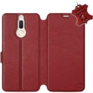 Flip mobile phone case Huawei Mate 10 Lite - Dark Red - Leather - Dark Red Leather - Phone Cover