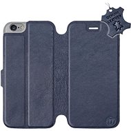 Flip mobile case Apple iPhone 6 / iPhone 6s - Blue - leather - Blue Leather - Phone Cover