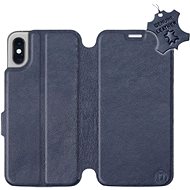 Flip mobile phone case Apple iPhone XS - Blue - leather - Blue Leather - Phone Cover