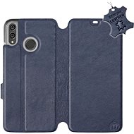 Flip case for Honor 8X - Blue - leather - Blue Leather - Phone Cover