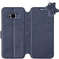 Flip case for Samsung Galaxy S8 - Blue - leather - Blue Leather - Phone Cover