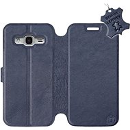Flip case for Samsung Galaxy J3 2016 - Blue - leather - Blue Leather - Phone Cover